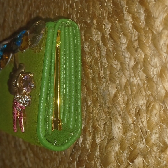 Gaofan Genuine Cowhide Leather Tinkerbell Embellished Trifold Wallet - Picture 7 of 8